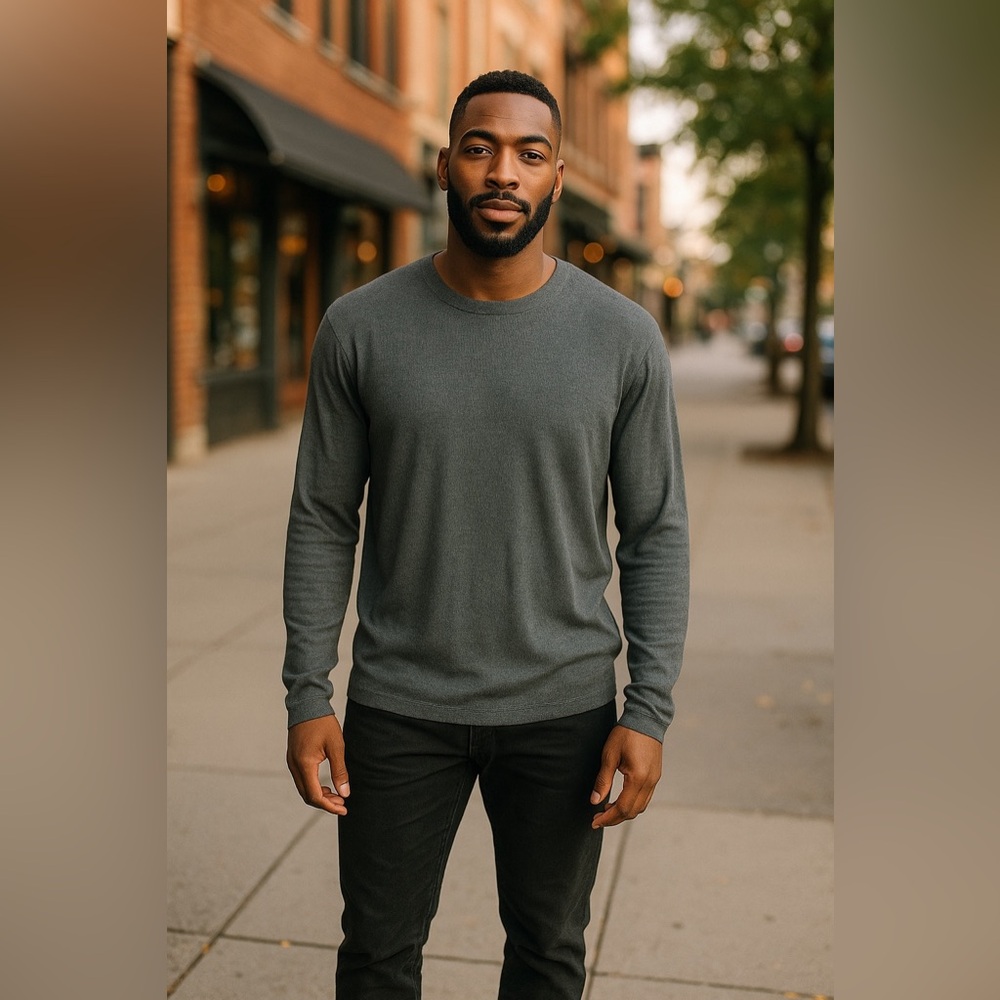 Grey lightweight sweater